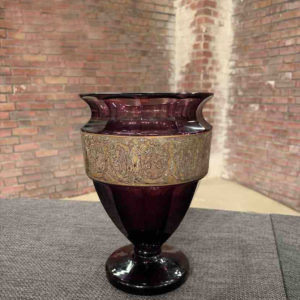 Antike Vase der Firma Moser