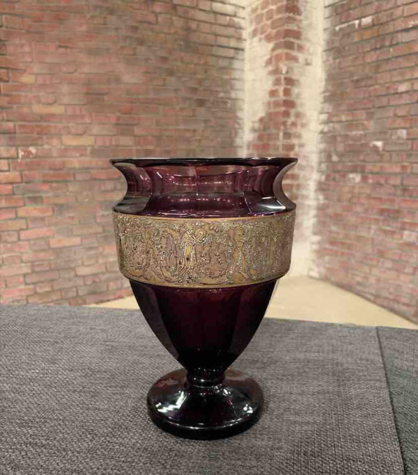 Antike Vase der Firma Moser