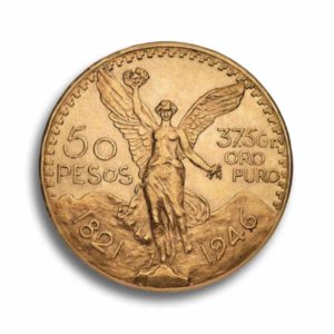 50 Pesos Mexiko Gold Vorderseite