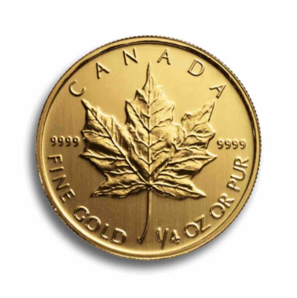 Kanada Maple Leaf 1/4 Unze Rueckseite