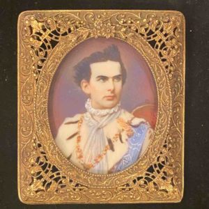 Miniaturmalerei von König Ludwig II