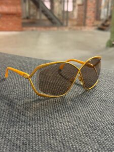 Dior Sonnenbrille in Goldoptik