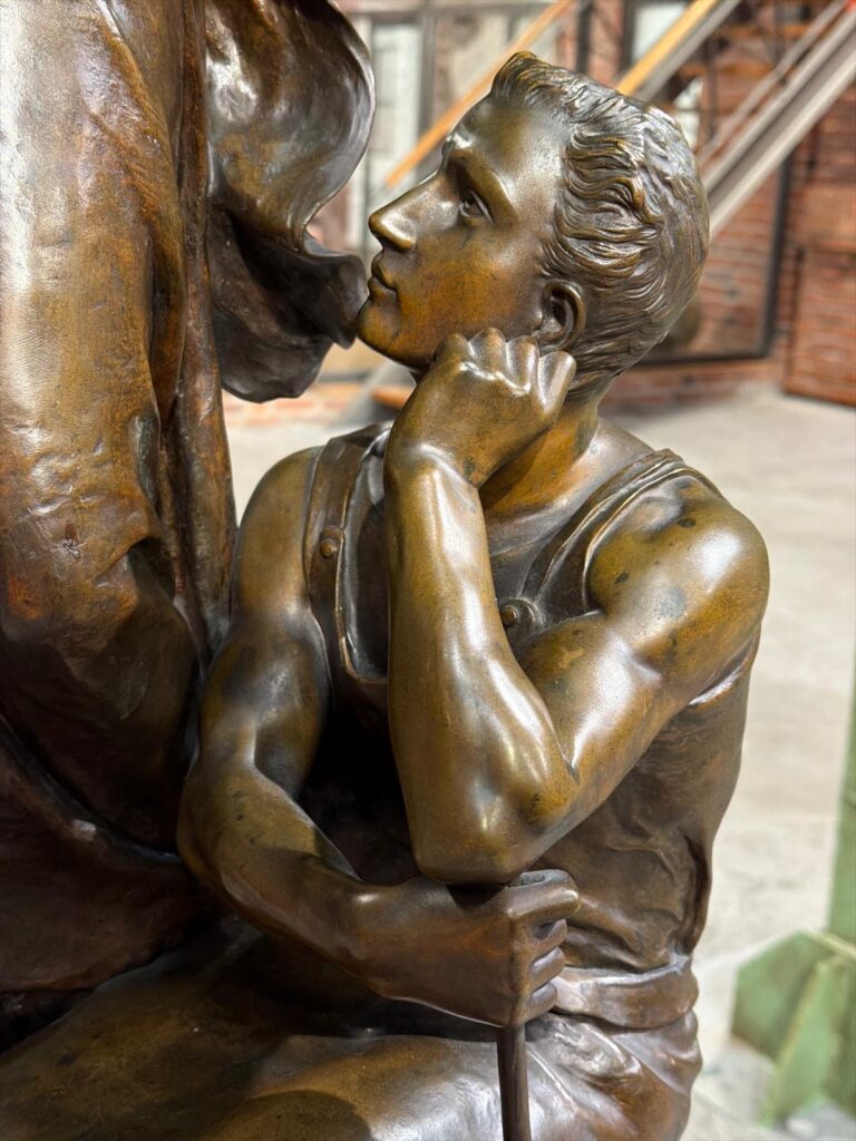 Bronzefigur mit Freiheitsmotiv - 2